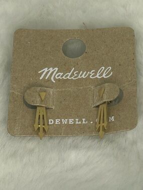 MADEWELL FRONT AND BACK EARRINGS